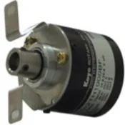 Koyo Encoder, Incremental, Light Duty, 300 Pulses per Revolution, 8mm Hollow Shaft, 38mm Diameter Body, 5VDC, Line Driver (Differential - OL7272), IP50 (Dust Proof), 1 meter Cable, Tinned Ends