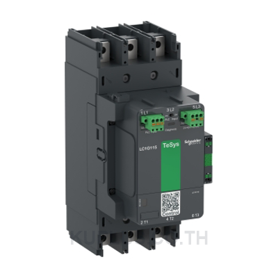 Schneider LC1G115KUEN High power contactor TeSys Giga, 3 pole (3NO), AC-3 <=440V 115A, standard version, 100…250V wide band AC/DC coil