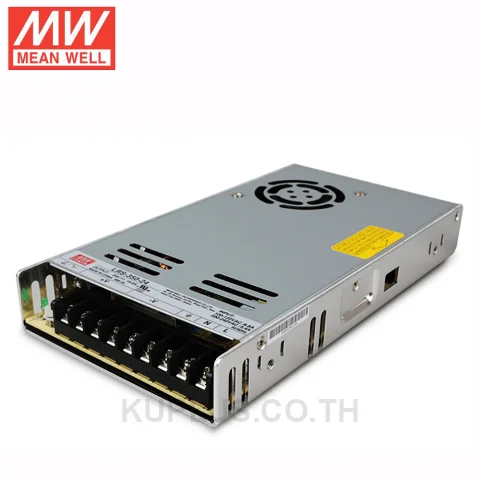 POWER SUPPLY, LRS-350-15 สวิตซ์ชิ่งพาวเวอร์ซัพพลาย 23.2A 15V 350W ยี่ห้อ MEAN WELL  หม้อแปลง รุ่นตะแกรง