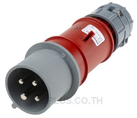 Mennekes PowerTOP Series, IP44 Red Cable Mount 3P+E Industrial Power Plug, Rated At 32A, 415 V