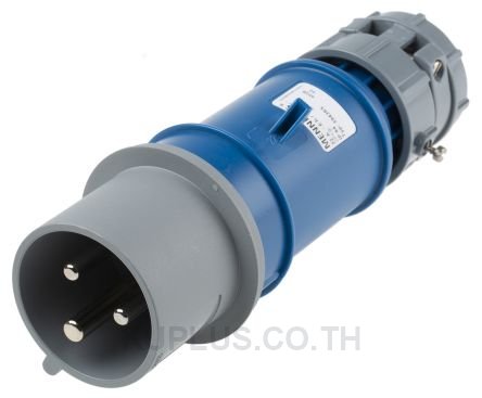 Mennekes PowerTOP Series, IP44 Blue Cable Mount 3P Industrial Power Plug, Rated At 32A, 230V
