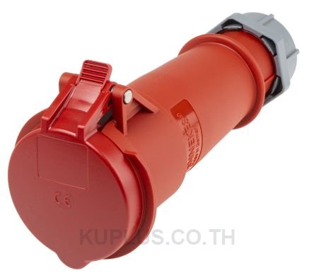 Mennekes AM-TOP Series, IP44 Red Cable Mount 3P+E Industrial Power Socket, Rated At 32A, 415 V