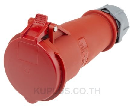 Mennekes IP44 Red Cable Mount 5P Industrial Power Socket, Rated At 32A, 400V