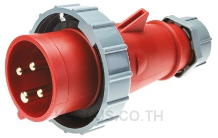 Mennekes AM-TOP Series, IP67 Red Cable Mount 4P Industrial Power Plug, Rated At 16A, 400V