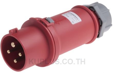 Mennekes ProTOP Series, IP44 Red Cable Mount 4P Industrial Power Plug, Rated At 32A, 400V