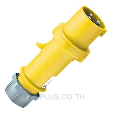 Mennekes StarTOP Series, IP44 Yellow Cable Mount 3P Industrial Power Plug, Rated At 16A, 110V