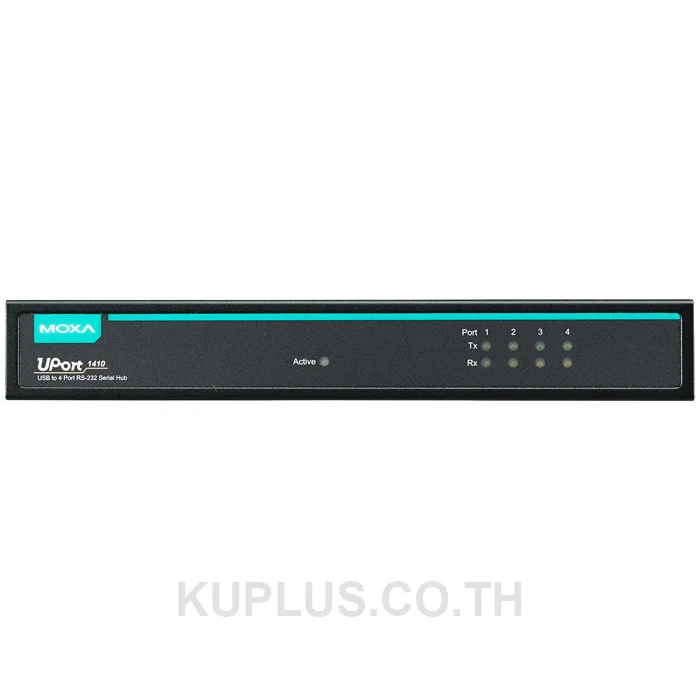 MOXA UPort 1410, 4 Port USB-to-Serial Hub, RS-232