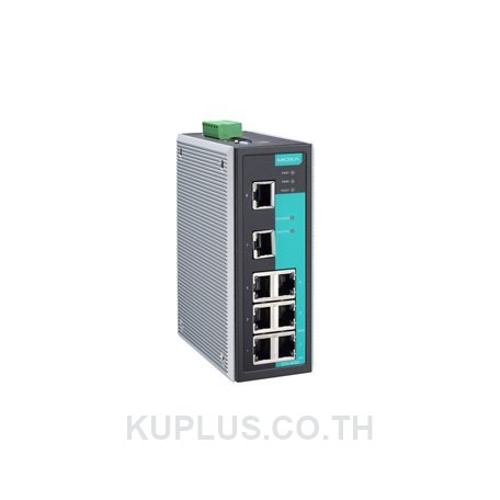 Entry-level managed Ethernet switch with 8 10/100BaseT(X) ports, -10 to 60Â°C operating temperature