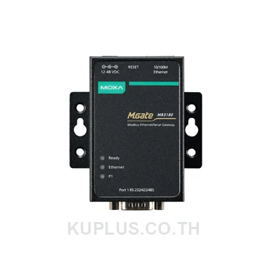 MOXA MGate MB3180, 1 Port RS-232/422/485 Modbus TCP to Serial Communication Gateway