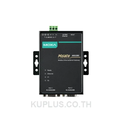 เกตเวย์แปลงโปรโตคอลอุตสาหกรรม MOXA MGate MB3280 2 พอร์ต RS-232/422/485