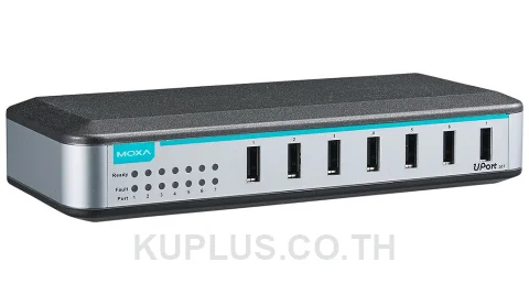 MOXA UPort 207, 7 Port entry-level USB Hub, w/ adapter