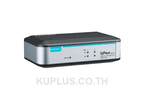 MOXA UPort 2210, 2 port USB-to-Serial Converter, RS-232