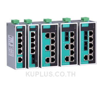 Unmanaged Ethernet switch with 6 10/100BaseT(X) ports, and 2 100BaseFX single-mode port with SC connector, -10?to?60Â°C operating?temperature