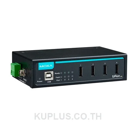 MOXA UPort 404, 4 Port industrial-grade USB Hub, w/ adapter