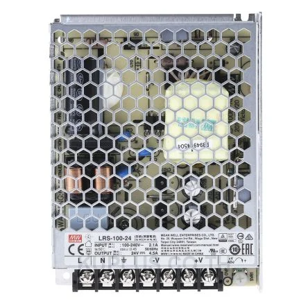 Mean Well LRS-100-24, Embedded Switch Mode Power Supply SMPS, 108W, 24V, 4.5A