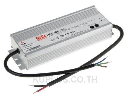 พาวเวอร์ซัพพลายติดลอย (แชสซี/โอเพนเฟรม) Mean Well HEP-320-15A 285 W เอาต์พุต 15 V 19 A