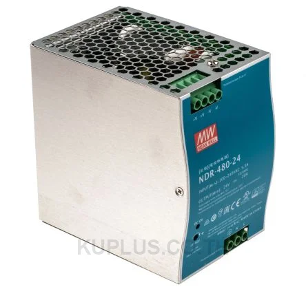พาวเวอร์ซัพพลายเกาะราง (ติดรางปีกนก DIN) Mean Well NDR-480-24 480 W เอาต์พุต 24 V 20 A