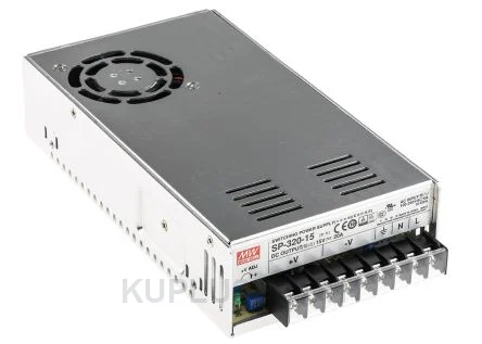 พาวเวอร์ซัพพลายติดลอย (แชสซี/โอเพนเฟรม) Mean Well SP-320-15 320 W เอาต์พุต 15 V 21 A