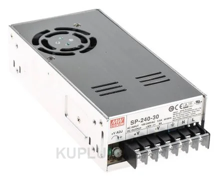 Mean Well SP-240-30RS, 240W Embedded Switch Mode Power Supply SMPS, 30V dc, Enclosed