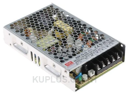 พาวเวอร์ซัพพลายติดลอย (แชสซี/โอเพนเฟรม) Mean Well RSP-75-12RS 75.6 W เอาต์พุต 12 V