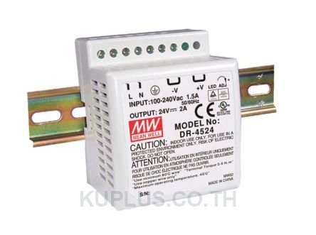 Mean Well, DR DIN Rail Panel Mount Power Supply, 12V dc Output Voltage, 3.5A Output Current