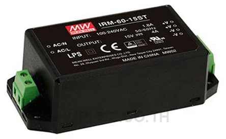 พาวเวอร์ซัพพลายติดลอย (แชสซี/โอเพนเฟรม) Mean Well IRM-60-15ST 60 W เอาต์พุต 15 V 4 A