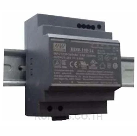 พาวเวอร์ซัพพลายเกาะราง (ติดรางปีกนก DIN) Mean Well HDR-100-48N 100.8 W เอาต์พุต 48 V 2.1 A