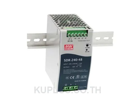พาวเวอร์ซัพพลายเกาะราง (ติดรางปีกนก DIN) Mean Well SDR-240-24 240 W เอาต์พุต 24 V 10 A