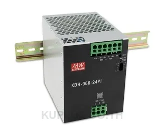 พาวเวอร์ซัพพลายเกาะราง (ติดรางปีกนก DIN) แบบบางพิเศษ (Ultra Slim) Mean Well XDR-960-36PI 960 วัตต์ เอาต์พุต 36 VDC (ขั้วต่อแบบ Push-in)