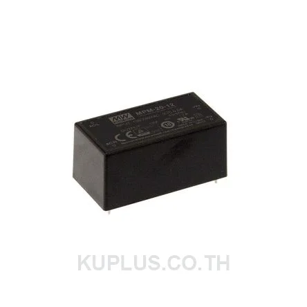 Mean Well MPM-20-12, PCB Mount Converter 21.6W 12V 1.8A