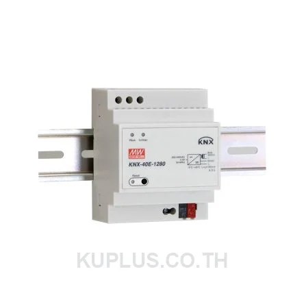 พาวเวอร์ซัพพลายเกาะราง (ติดรางปีกนก DIN) Mean Well KNX-40E-1280D 38.4 W เอาต์พุต 30 V 1.28 A