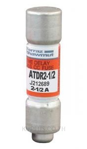 Fuse Amp-Trap Class CC, Motor Duty, 600V, 2-1/2A,