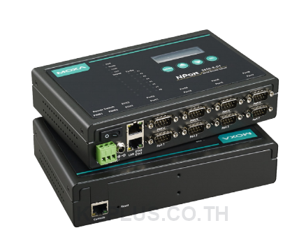 NPort 5610-8 : 8 port device server, 10/100M Ethernet, RS-232, RJ-45 8pin, 15KV ESD, 100V or 240V