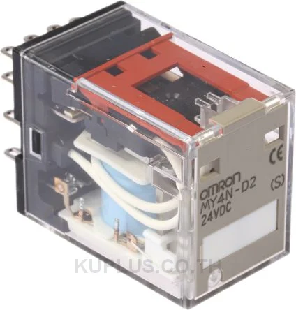 รีเลย์ OMRON MY4N-GS AC48 4PDT 24 V DC 3 A