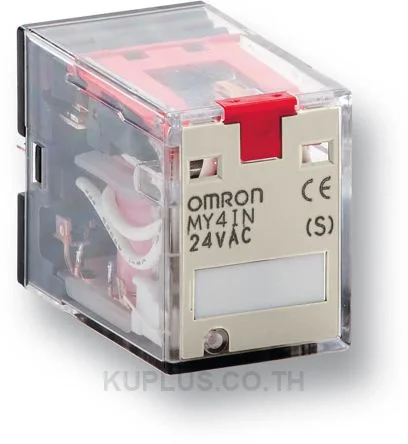 รีเลย์ OMRON MY4IN-GS DC6 4PDT 24 V DC 3 A