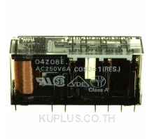 Standard type, Single, PCB terminal, 30 VDC 6 A (Resistive load), 250 VAC 6 A (Resistive load), Output 4PST-NO/DPST-NC (6 A 30 V)