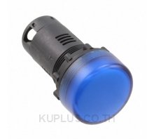 INDICATOR FLAT BLUE 24V LED