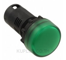 INDICATOR LIGHT GRN 24V 22MM