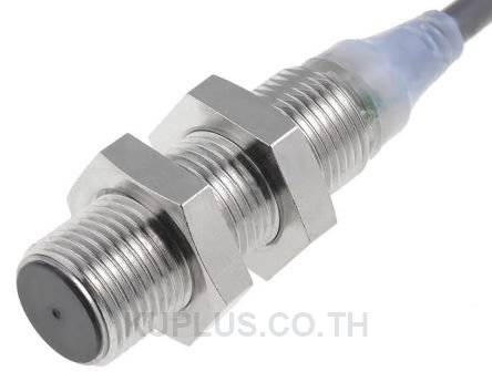 Omron, M12 x 1, NPN-NO Inductive Sensor 34mm Length, 12 - 24 V dc supply voltage , IP67 Rating
