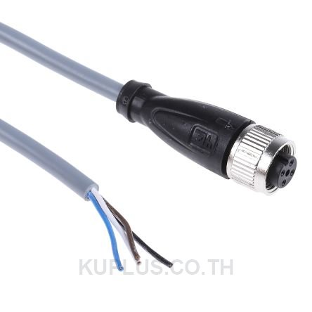 Pepperl + Fuchs M12 4-Pin - M12 4-Pin Female, Male Cable for use with Sensors and Actuators