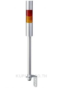 LR LED Pre-Configured Beacon Tower With Buzzer, 2 Light Elements, amber, red, 24 V dc