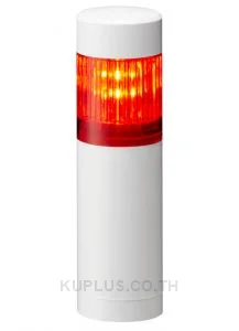LR LED Pre-Configured Beacon Tower, 1 Light Elements, Red, 24 V dc