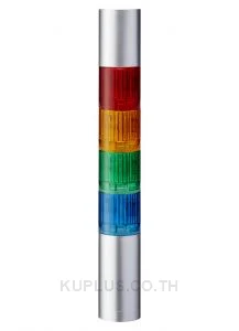 LR LED Pre-Configured Beacon Tower With Buzzer, 4 Light Elements, 24 V dc