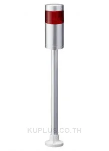 LR LED Pre-Configured Beacon Tower, 1 Light Elements, Red, 24 V dc