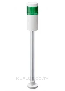 LR LED Pre-Configured Beacon Tower, 1 Light Elements, Green, 24 V dc