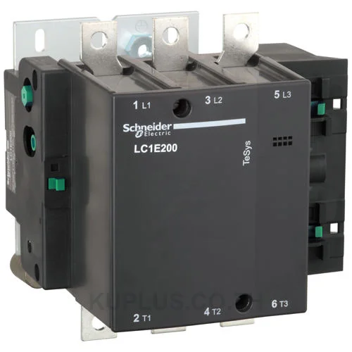 LC1E200M5, แมกเนติกคอนแทคเตอร์ Schneider Electric EasyPact TVS (TeSys E) 3P 200A AC-3 110kW คอยล์ 220 V AC 50 Hz