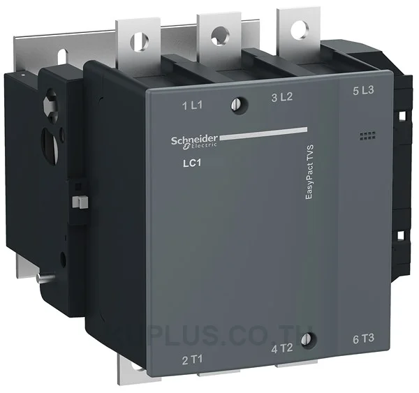LC1E300M5, แมกเนติกคอนแทคเตอร์ Schneider Electric EasyPact TVS (TeSys E) 3P 300A AC-3 160kW คอยล์ 220 V AC 50 Hz