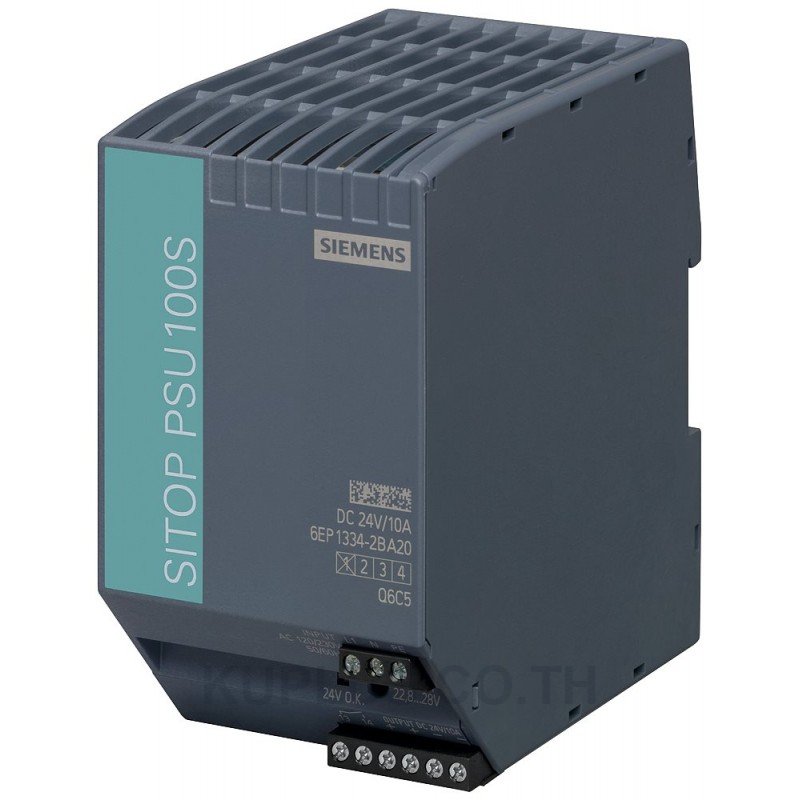 DIN Rail Power Supply, 90%, 24V, 10A, 288W, Adjustable