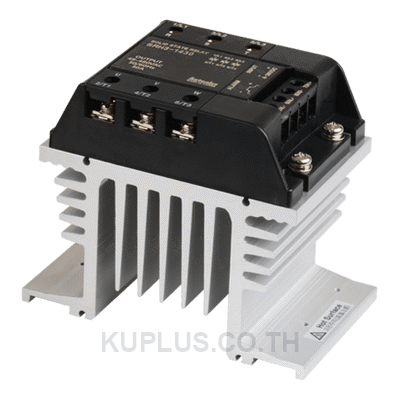 SSR, Integrated Heatsink Type, 3-Phase(3-Pole), Input 4-30VDC, Load 48-480VAC, 30A, Zero Cross Turn-On