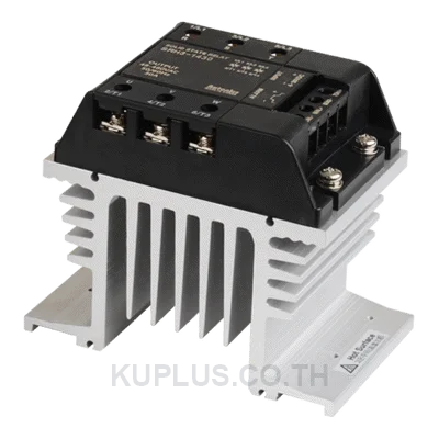 SSR, Integrated Heatsink Type, 3-Phase(3-Pole), Input 4-30VDC, Load 48-480VAC, 30A, Zero Cross Turn-On